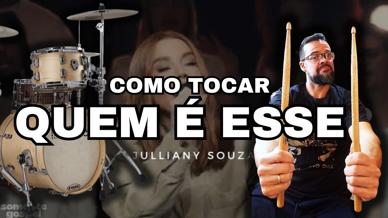Como Tocar QUEM É ESSE na Bateria 🔥🔥🔥