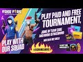 Free Fire live ! #day6 Aoo Sath Mein Khele ! BADNAM GAMING #live #freefire  #badnamgaming #giveaway