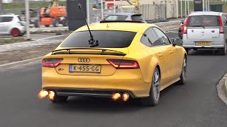 520Hp Audi S7 V8 - Exhaust Sounds, Flames, Accelerations!