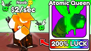 Starting Over As a Noob With OP PETS in Roblox Bee Rich