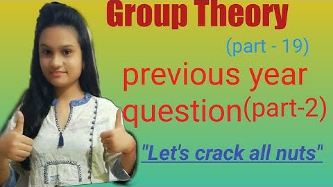 Group Theory part-19|previous year question for NET GATE by vinita Choudhary