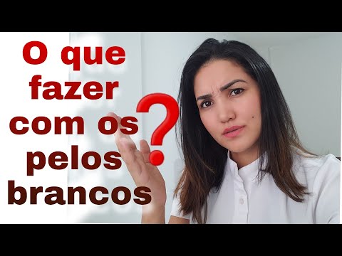 Vídeo: Por que os pelos das sobrancelhas ficam brancos?