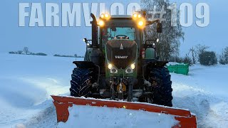 FARMVlog #109 - Prohrnování Bílého Kujevstva 😆😆| Zima 2023 | FENDT 828