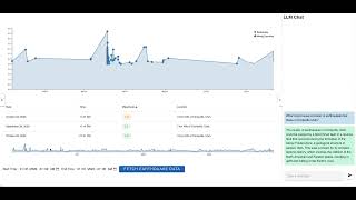 LLM-assisted Earthquake Visualization.