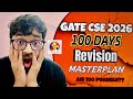 GATE CSE 2026 – 100 Days Revision Plan | Rank Booster Strategy🔥#gatewitharmaan