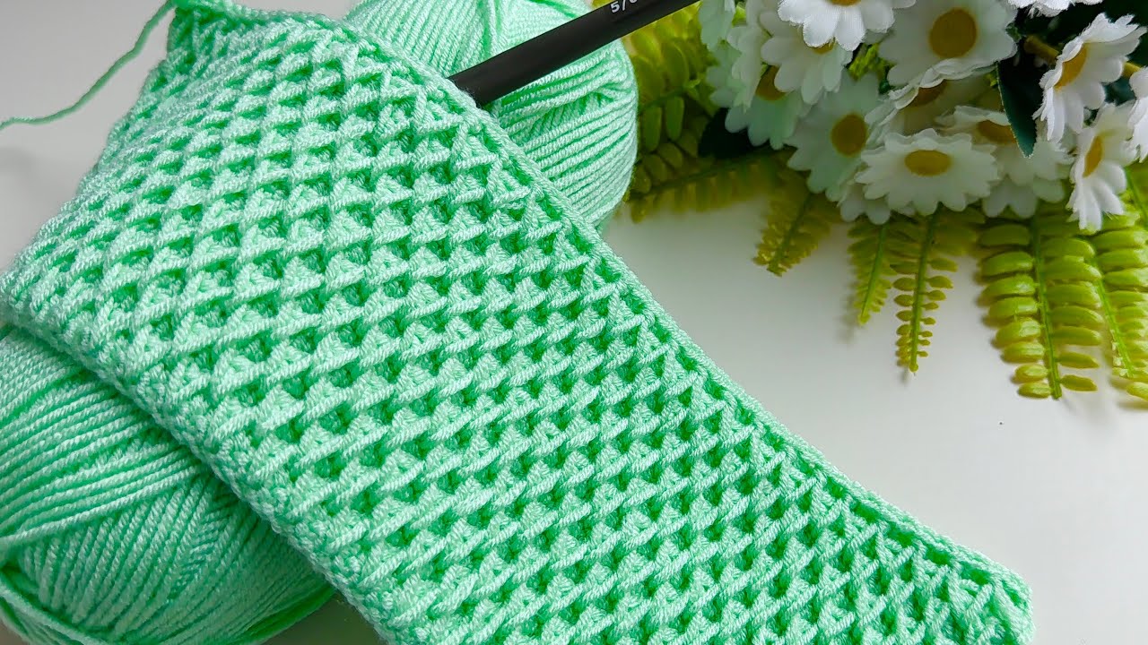 😍 Wow, super ⚡️easy eye-catching Crochet sewing baby blanket Bag knitting pattern