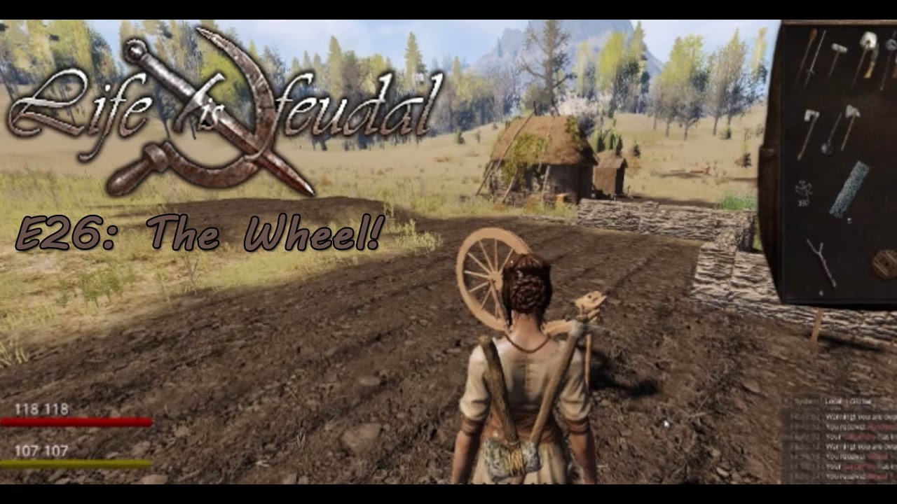 Life is Feudal E26: The Wheel! - YouTube
