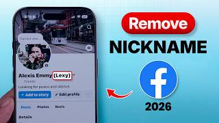 How to Remove Nickname on Facebook!