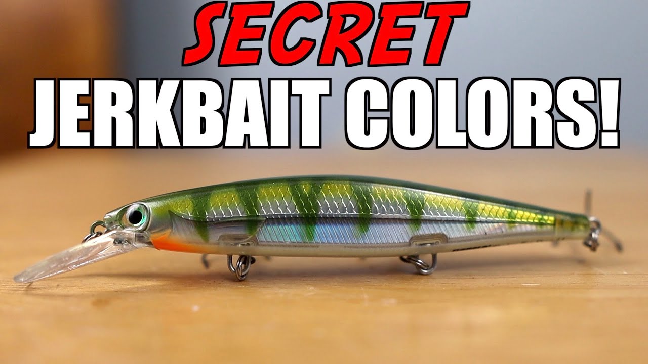 5 Jerkbait Colors You NEED For Spring Bass Fishing Success! 