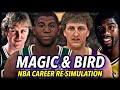 MAGIC JOHNSON & LARRY BIRD NBA CAREER RE-SIMULATION | BRINGING THE GOAT RIVALRY TO 2020 | NBA 2K20