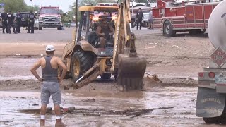 Cleanup continues after Gila Bend flooding