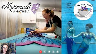 Talking all things Silicone with Mermaid Amatheia! Tail Tea Time #49