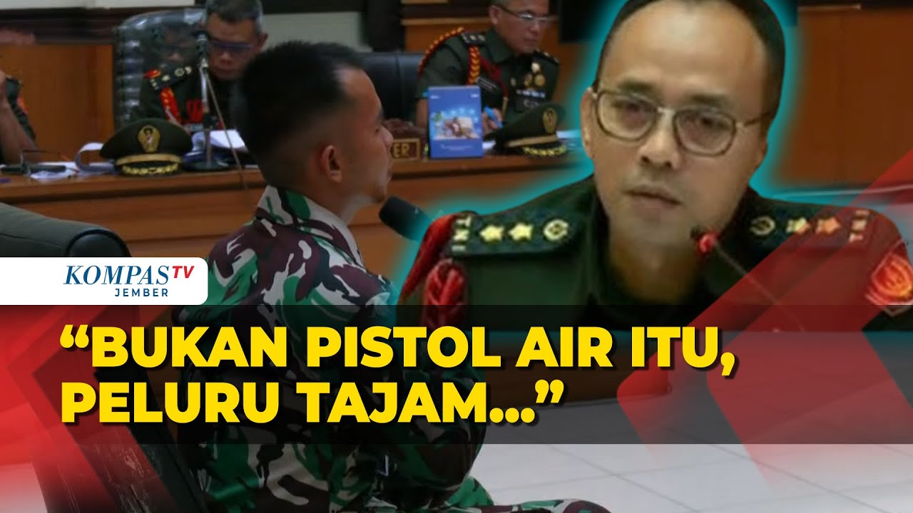 Menohok! Hakim ke Terdakwa Penembakan Bos Rental: Itu Bukan Pistol Air, Peluru Tajam