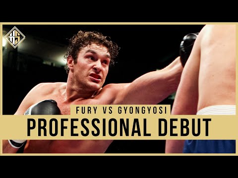 Tyson Fury's First Fight! 1st Round TKO Debut Win! | Tyson Fury vs Bela Gyongyosi | Hennessy Sports