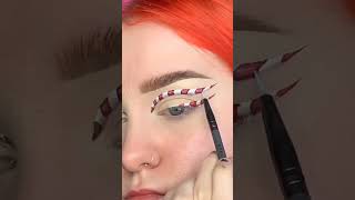 Candy Cane liner #makeup #candy #liner #viral #shorts #graphics #tiktok #canada