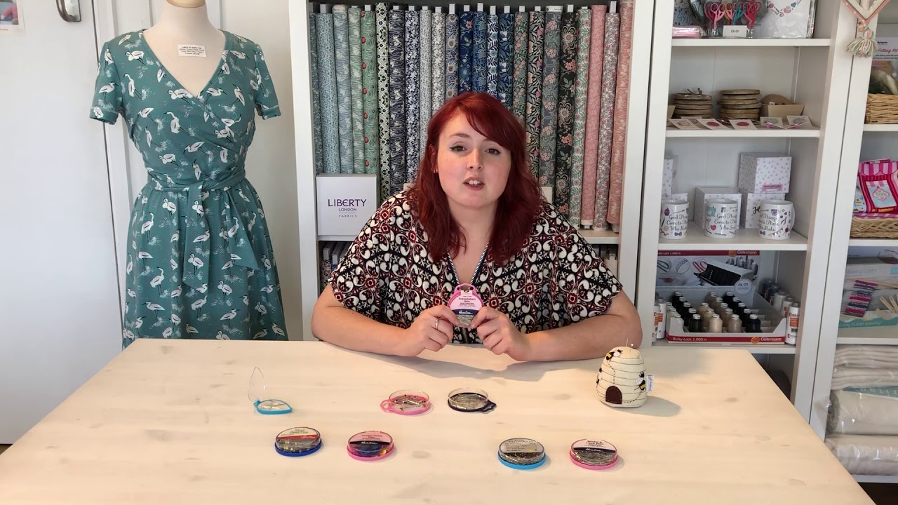 Guide to sewing pins