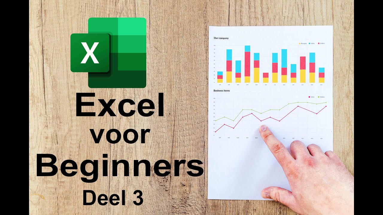 Excel voor beginners deel 3  - Grafieken en tabellen (Nederlands)