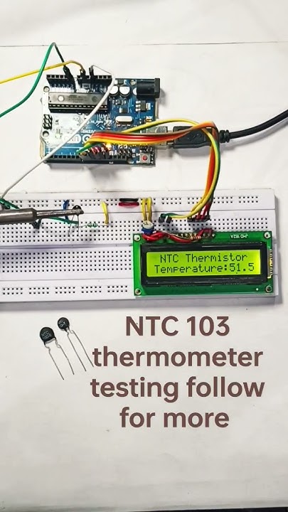 NTC thermistor testing using Arduino..#arduinoproject #basicelectronic ...