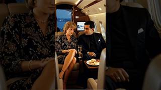 Unseen ✈️ Princess Diana & Dodi Al Fayed – Rare Luxury Moments on a Private Jet 💞👑