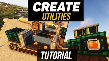 Create Utilities. Wireless mechanisms for Create mod. Tutorial 1.19.2 - 1.20.1 (minecraft java)