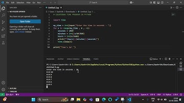 COUNTDOWN TIMER PROGRAM IN PYTHON | ASMR PROGRAMMING | NO ALKING