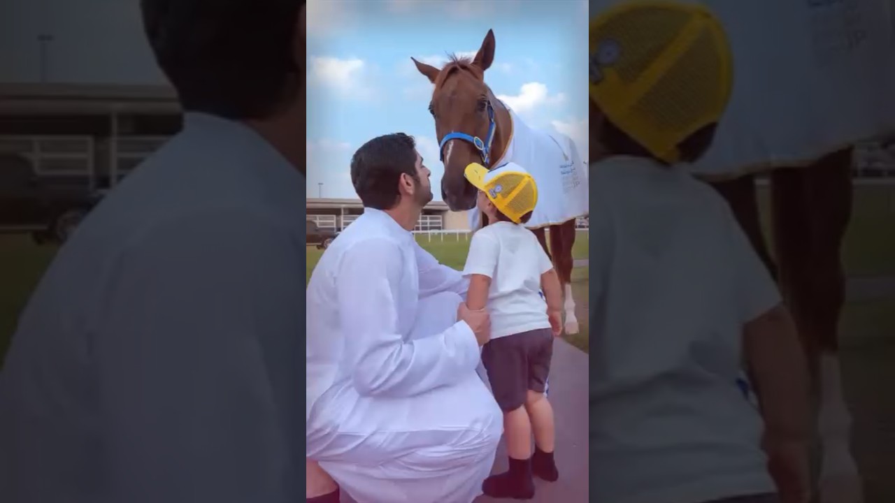 Sheikh hamdan and family welcoming 2025 