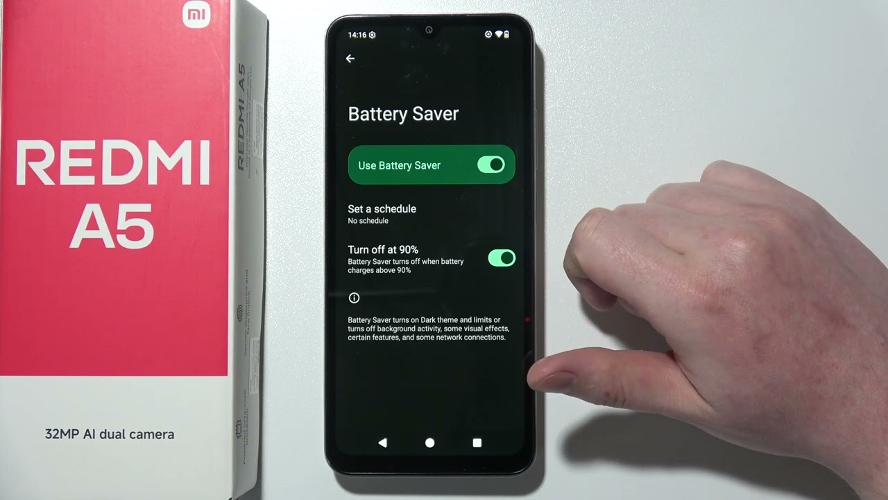 How to Enable Battery Saver : Xiaomi Redmi A5