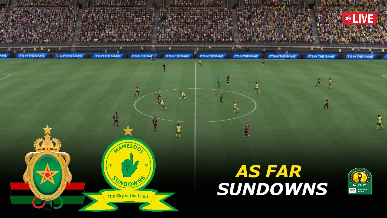 🔴Mamelodi Sundowns vs AS FAR Live | CAF Champions League Final 2025/26 | eFootball PES 21 Simulation