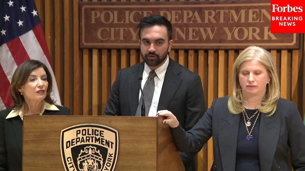BREAKING: Mayor Zohran Mamdani, NYPD Commissioner Jessica Tisch, & Gov. Kathy Hochul Hold Briefing