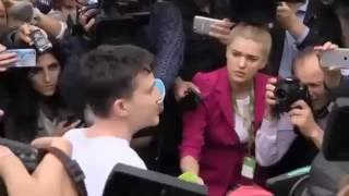 Речь Надежды Савченко после возвращения в Украину