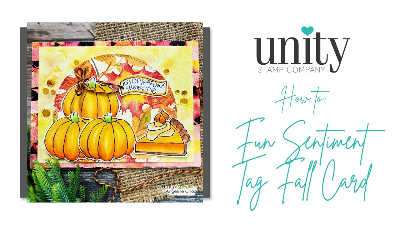 Unity Quick Tip: Fun Sentiment Tag Fall Card - YouTube