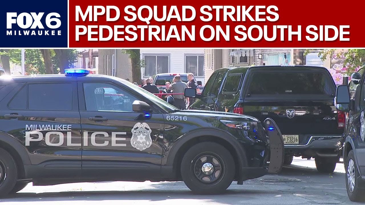 Milwaukee police: Officer struck pedestrian near 20th and Lapham | FOX6 News Milwaukee
