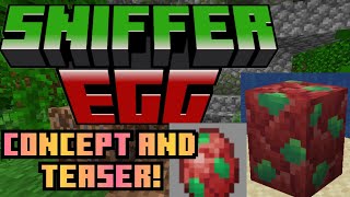 Sniffer EGG Teaser? FOR Minecraft 1.20?! Minecraft 1.20 Sniffer Egg NEWS! 23w12a TEASER!