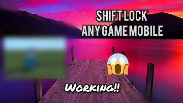 Roblox mobile shift lock on anygames!