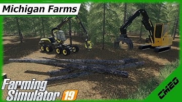 Finally Logging - Farming Simulator 19 - Michigan Farms - Ep 12