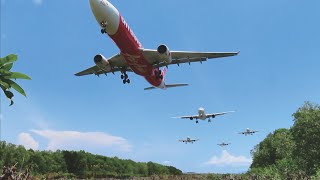 Lihat Dari Dekat Pesawat Terbang Landing dan Take Off di Bandara Ngurah Bali