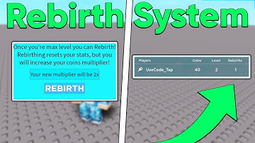 How to Make A Rebirth System in Roblox Studio