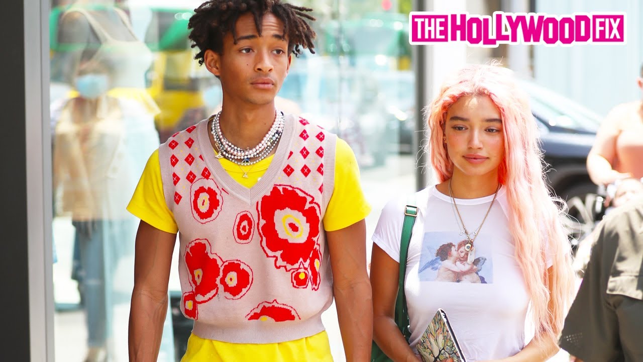 Jaden Smith & His New Girlfriend Enjoy A Lunch Date Together At Croft Alley In Beverly Hills 6.18.21