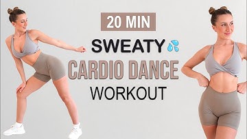 20 MIN SWEATY CARDIO DANCE Workout | All Standing | High Intensity - All Levels | Full Body Fat Burn