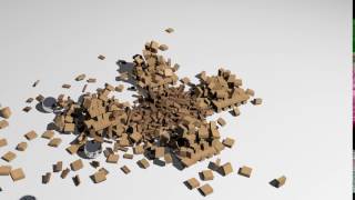 Pyramids & Tower Destruction - My 1st Cinema 4D movie!