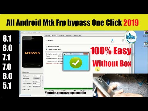 All Android Mtk Frp Bypass one Click Without Box 2019 | Mtk Cpu Google Account bypass 2019