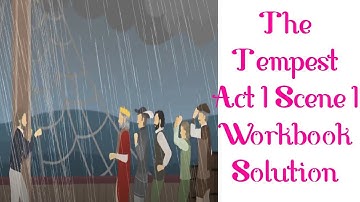 Tempest Act 1 Scene 1 Workbook Solutions ISC 2021-2022