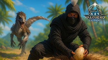 STEALING A DEINONYCHUS EGG LIVE 🦖 | Ark Survival Ascended: Valguero Map Gameplay