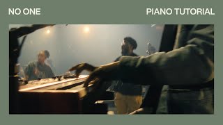 Video thumbnail of "No One | Official Piano Tutorial | Elevation Worship"