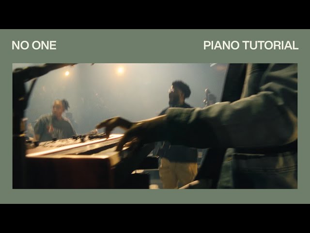 No One | Official Piano Tutorial | Elevation Worship