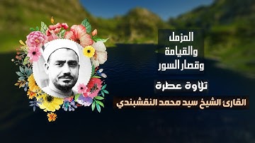تلاوة عطرة للقارئ الشيخ سيد محمد النقشبندي ما تيسر من سورة المزمل والقيامة وقصار السور