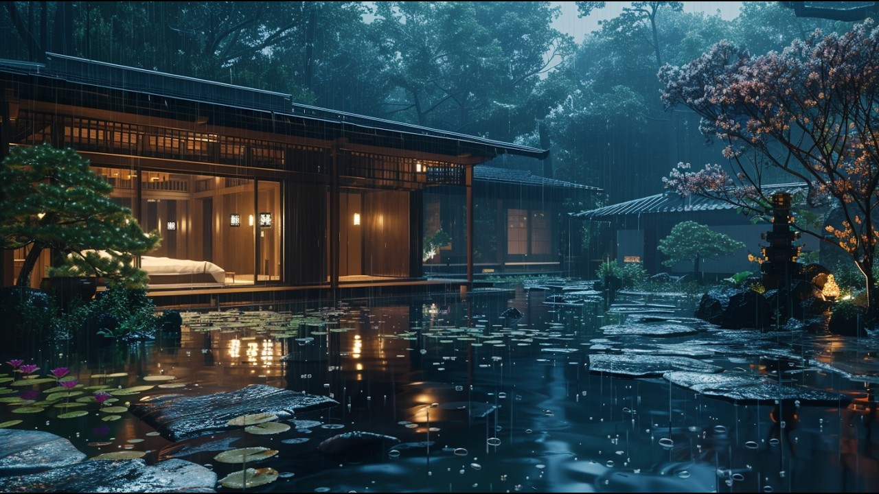 Relaxing Rain Sounds for Deep Sleep 🌧️| Soft Rain to Calm Your Soul | Anxiety Relief (NO ADS)