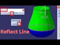 Reflect Line Catia Draft Analysis | Parting Line | class 9657062890 #Draft #Catia #parting