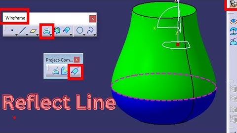 Reflect Line Catia Draft Analysis | Parting Line | class 9657062890 #Draft #Catia #parting