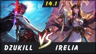Dzukill - Yone vs Irelia TOP Patch 14.1 - Yone Gameplay